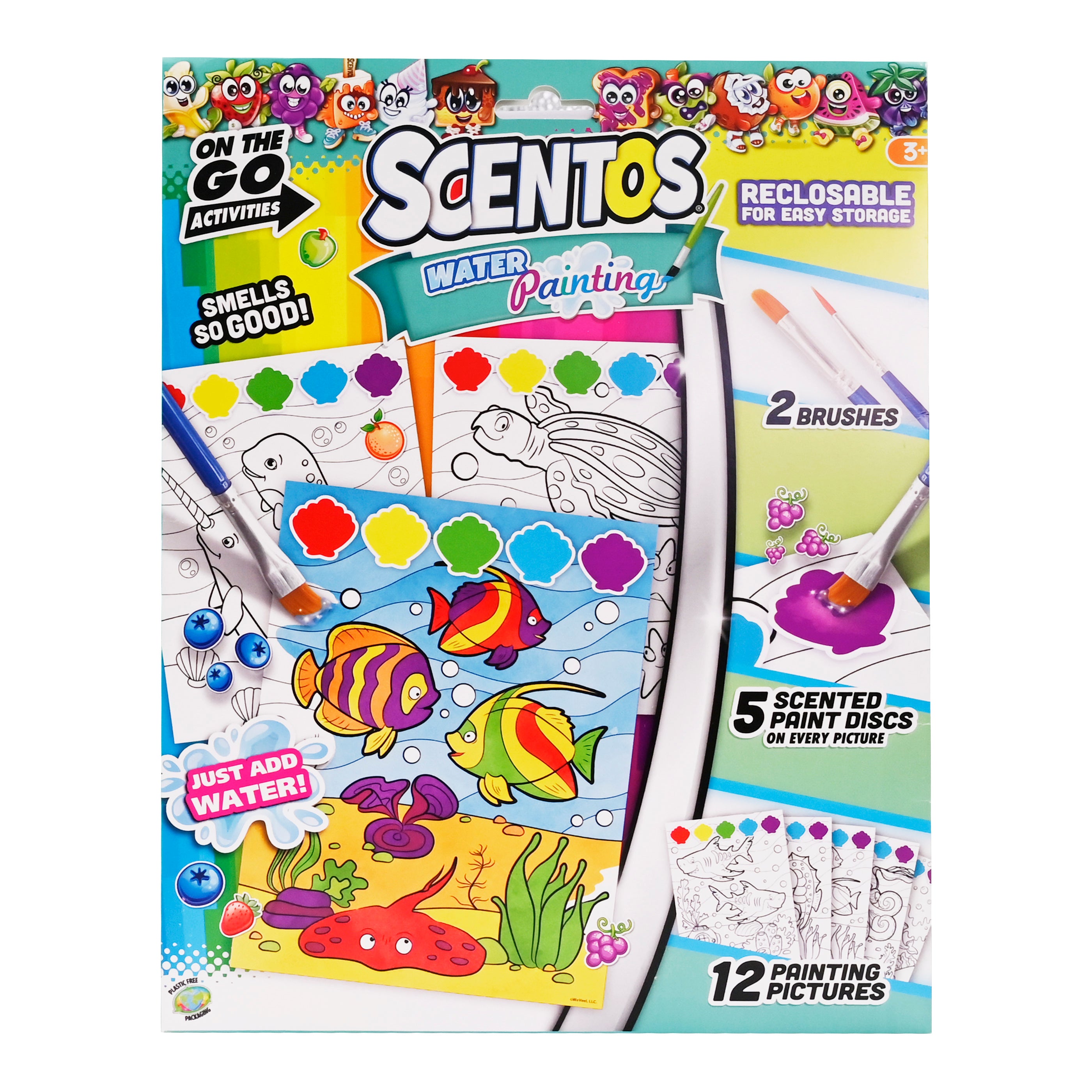 Scentos On The Go Activity Set  water painting SEALIFE