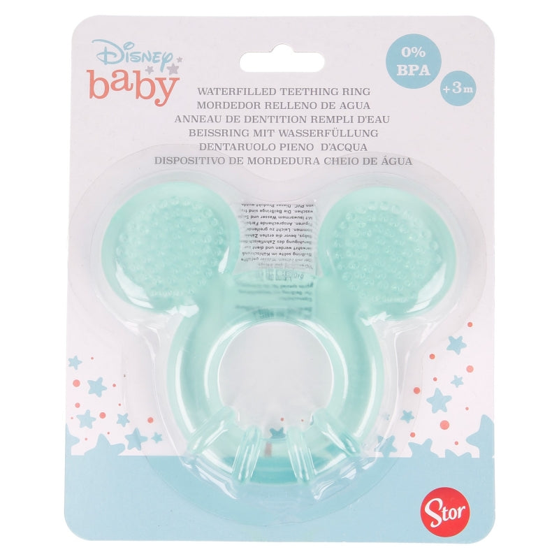 STOR BABY SHAPED WATER FILLED TEETHER IN BLISTER COOL LIKE MICKEY