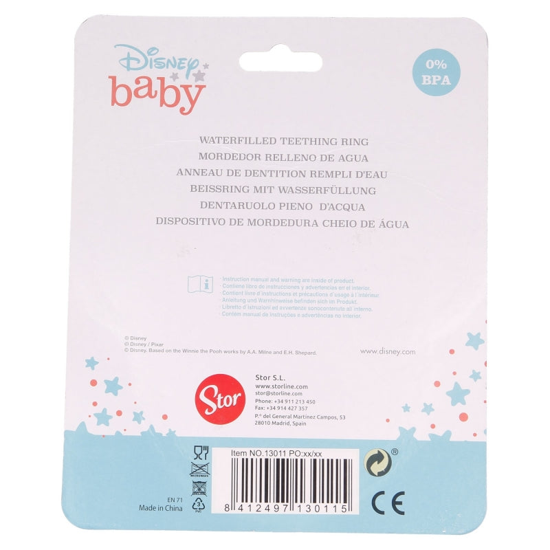 STOR BABY SHAPED WATER FILLED TEETHER IN BLISTER COOL LIKE MICKEY