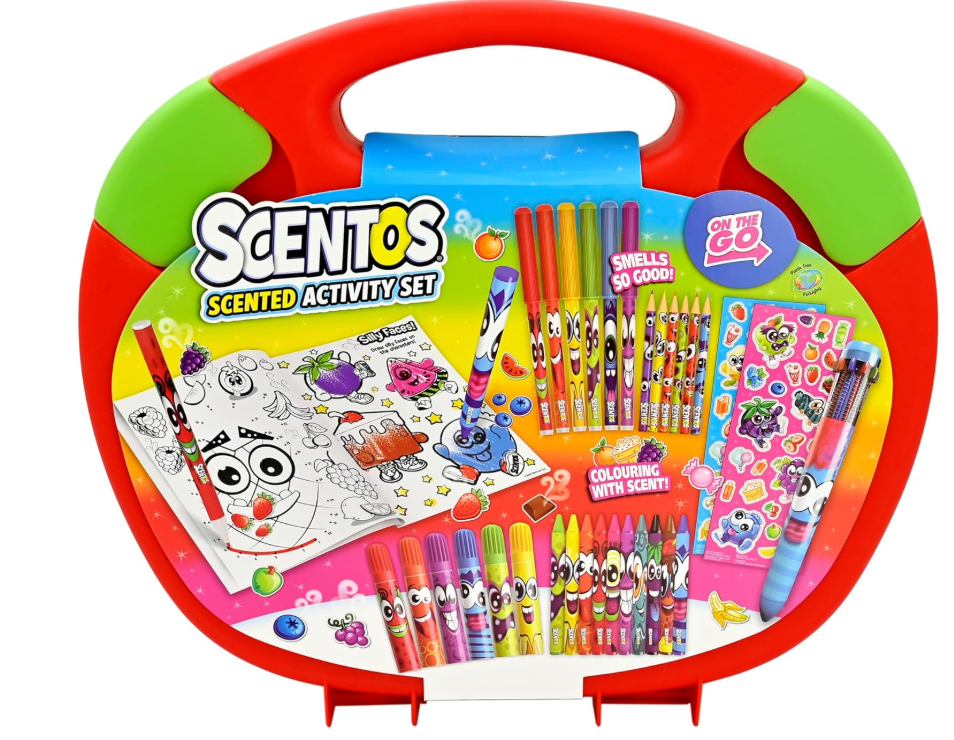 SCENTOS Scented Markers Activity On-The-Go Carry Case