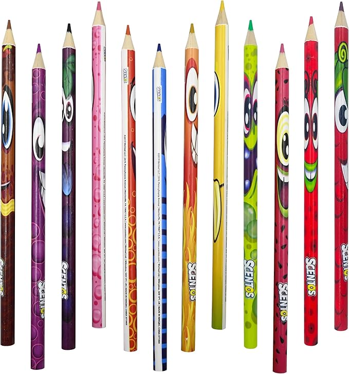 WeVeel SCENTOS Scented  12 COLOURING PENCILS