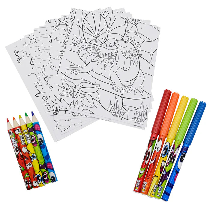 WeVeel Scentos On The Go Activity Set  COLOUR BY NUMBERS