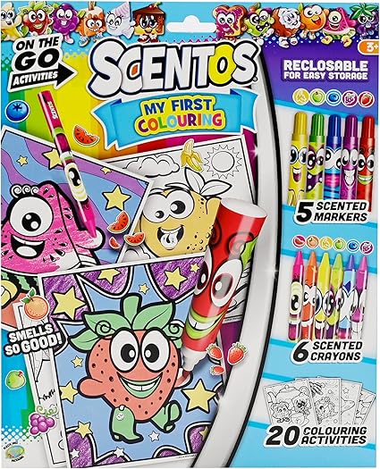 Scentos On The Go Activity Set MY First Colouring