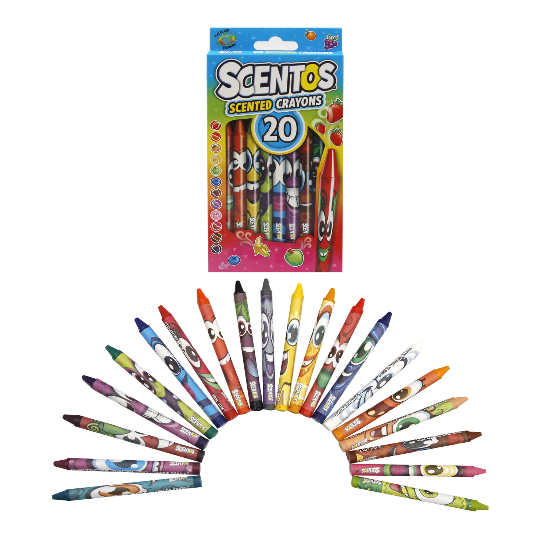 SCENTOS SCENTED CRAYONS 20