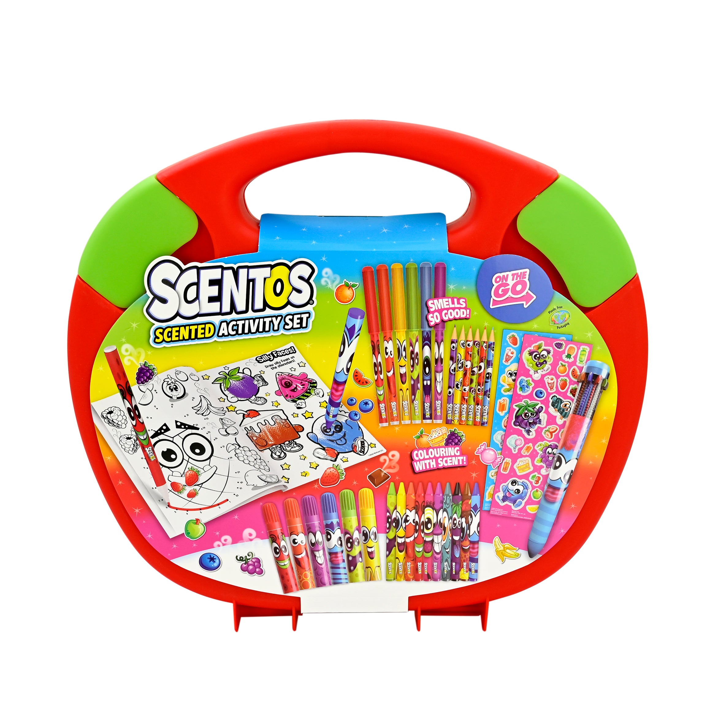 SCENTOS Scented Markers Activity On-The-Go Carry Case