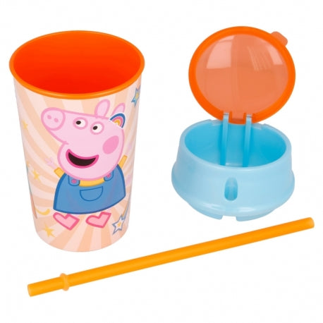 STOR SNACK TUMBLER 400 ML PEPPA PIG KINDNESS COUNTS