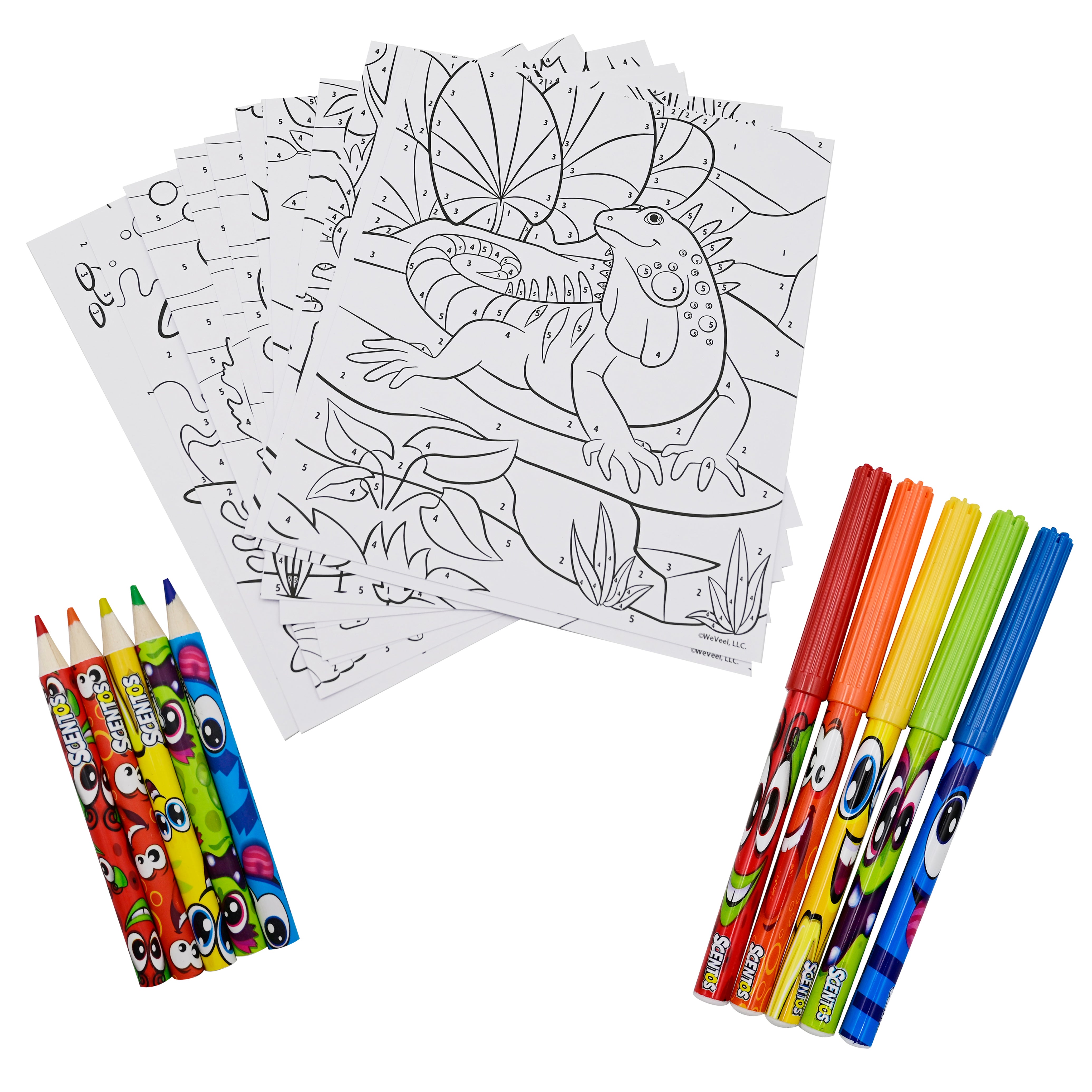 Scentos On The Go Activity Set  COLOUR BY NUMBERS