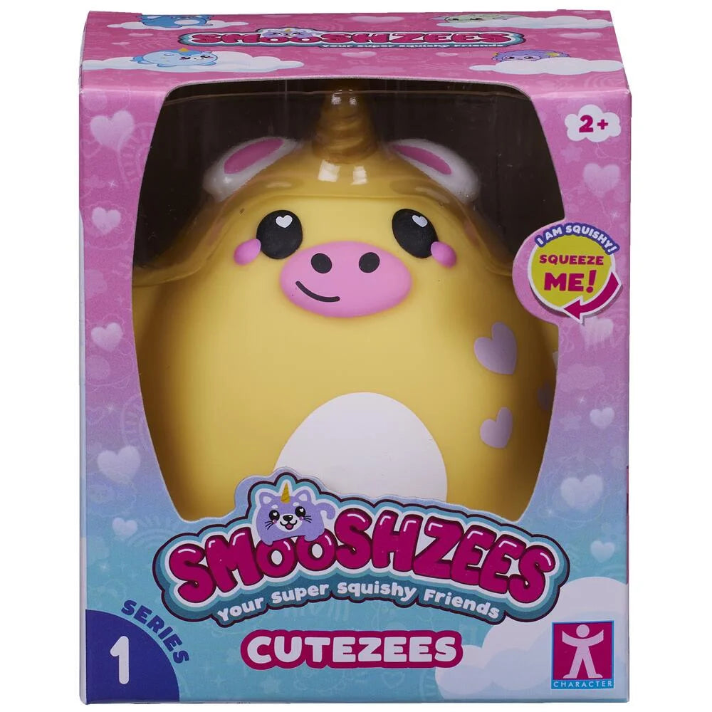 Smooshzees Mini Cutezees - Yellow Unicorn (Buttercup)