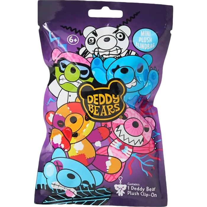 Deddy Bears Mystery Blind Bags 12cm Collectible Plush Toy with Bag Clip