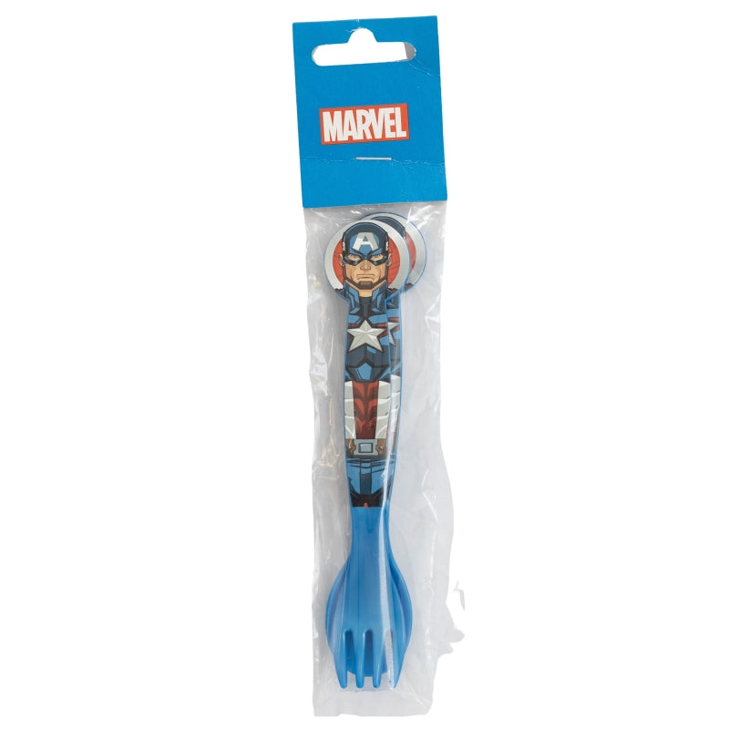 STOR 2 PCS PP CUTLERY SET IN POLYBAG AVENGERS HERALDIC ARMY