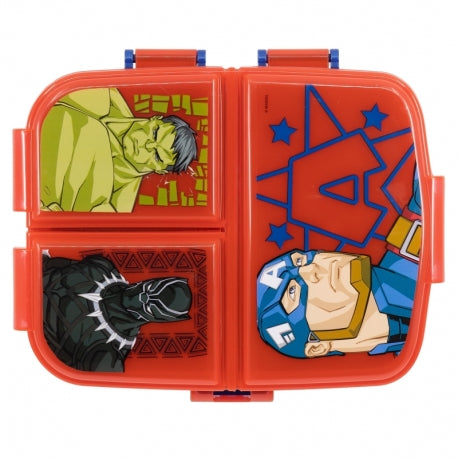 STOR XL MULTI COMPARTMENT RECTANGULAR SANDWICH BOX AVENGERS INVINCIBLE FORCE