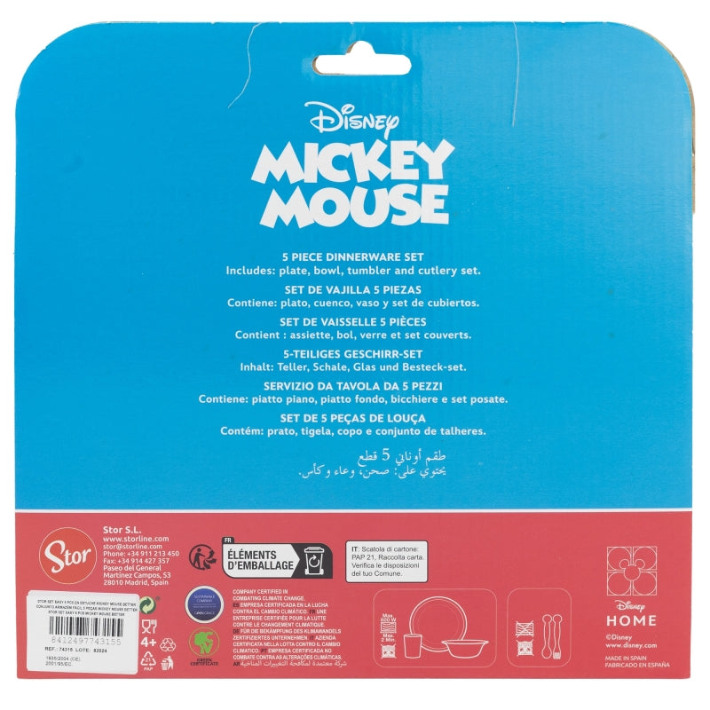 STOR 5 PCS EASY SET IN STANDARD BOX MICKEY MOUSE BETTER TOGETHER