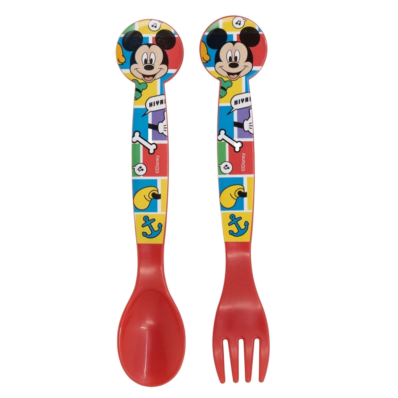 STOR 2 PCS PP CUTLERY SET IN POLYBAG MICKEY MOUSE BETTER TOGETHER