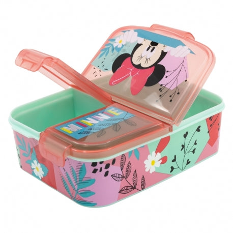 STOR MULTI COMPARTMENT SANDWICH BOX MINNIE MOUSE BEING MORE MINNIE