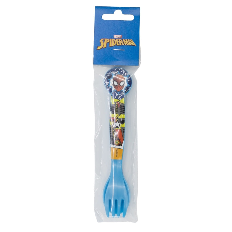 STOR 2 PCS PP CUTLERY SET IN POLYBAG SPIDERMAN MIDNIGHT FLYER