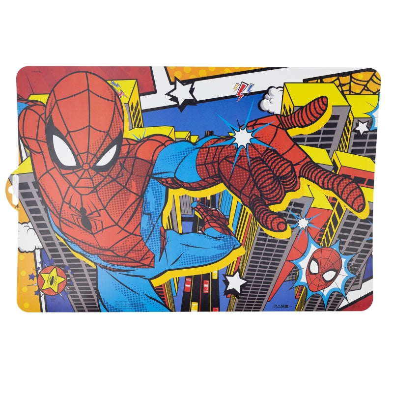 STOR EASY OFFSET PLACEMAT SPIDERMAN MIDNIGHT FLYER