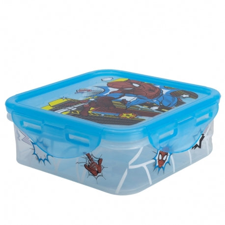 STOR SQUARE HERMETIC FOOD CONTAINER 500 ML SPIDERMAN MIDNIGHT FLYER