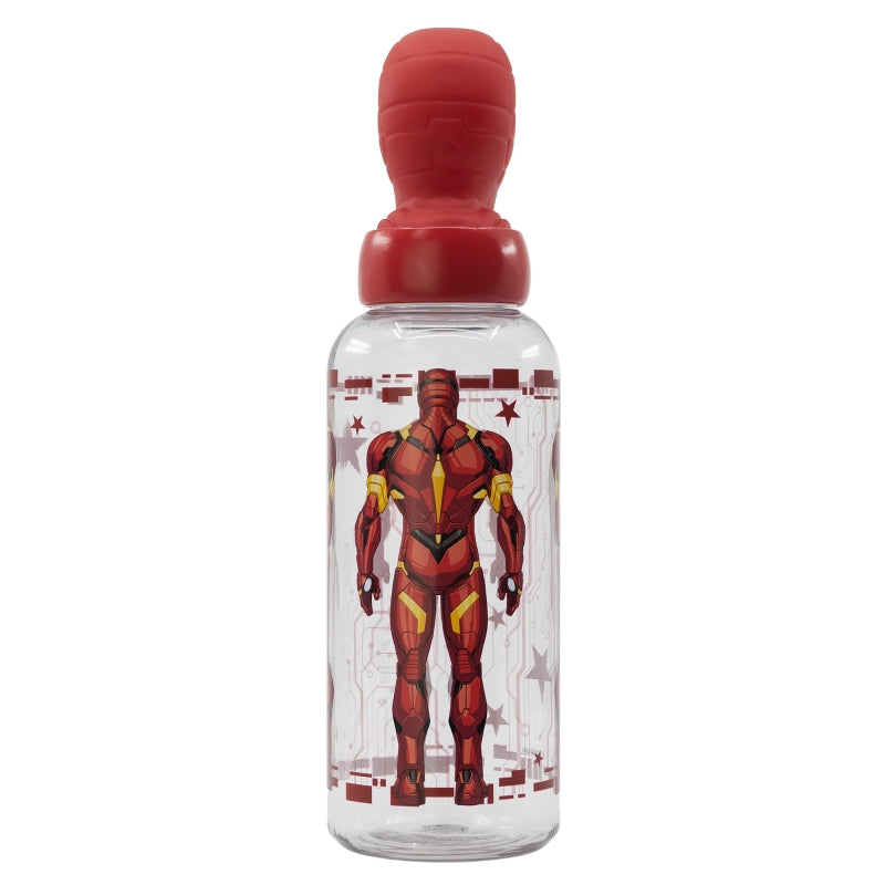 STOR 3D ECOZEN FIGURINE BOTTLE 560 ML AVENGERS INVINCIBLE FORCE IRON MAN