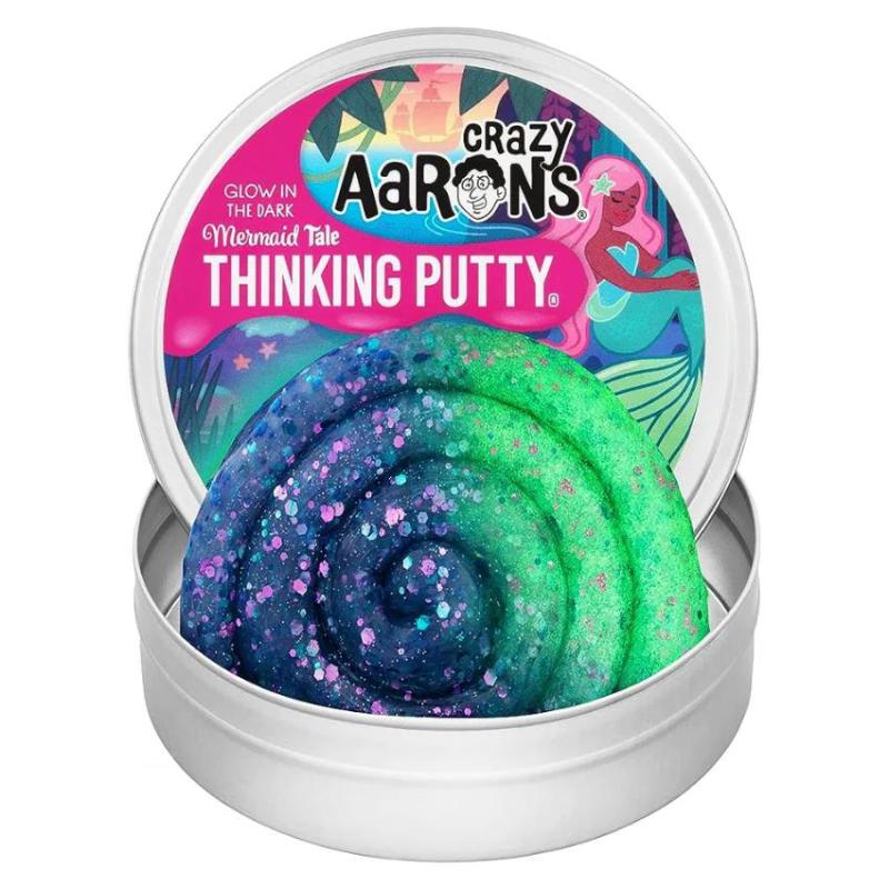 Crazy Aaron Mermaid Tale - Full Size Thinking Putty Tin