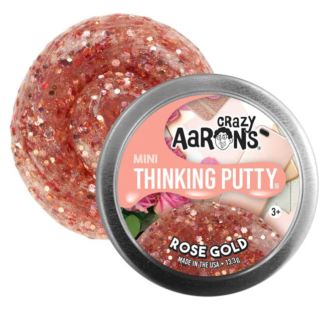 Crazy Aaron Mini Rose Gold - Thinking Putty Tin