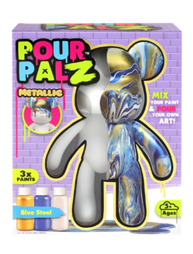 Pour PalZ Metallic Large Bears - Assorted - 40ml