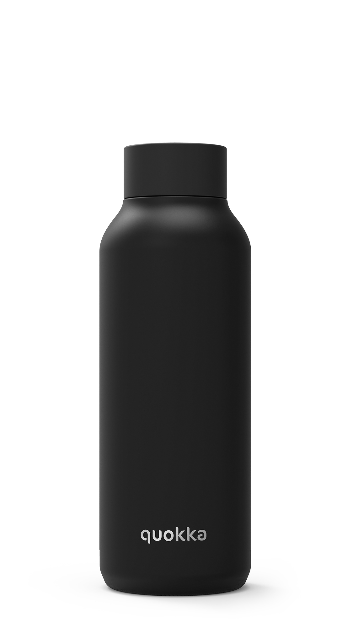 QUOKKA THERMAL SS BOTTLE SOLID JET BLACK 510 ML