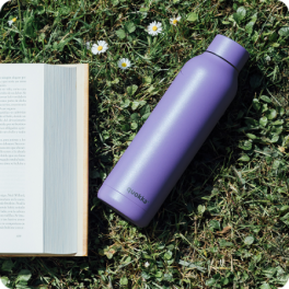QUOKKA THERMAL SS BOTTLE SOLID AMETHYST PURPLE 630 ML