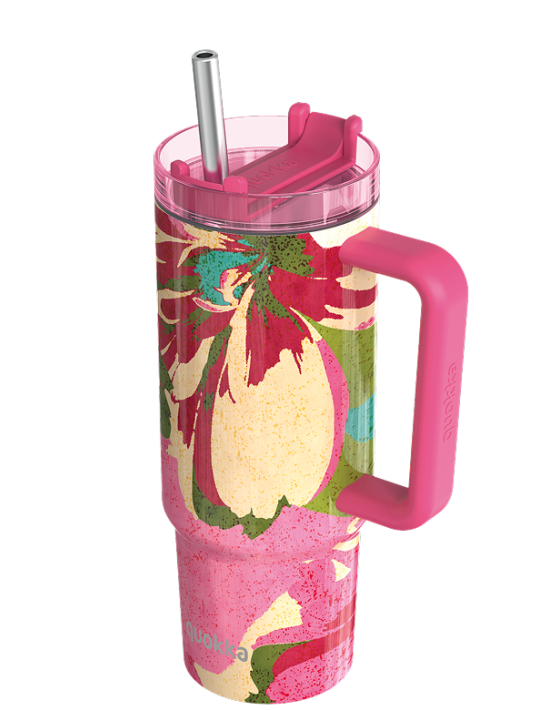 QUOKKA THERMAL SS MUG STREAM PINK FLAMBÉ L 950 ML