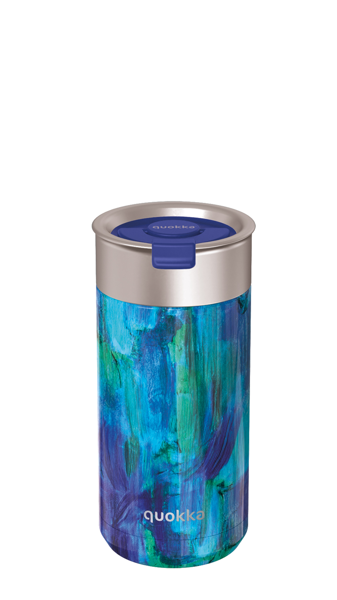 QUOKKA THERMAL SS COFFEE TUMBLER BOOST BLUE PAINT 400 ML