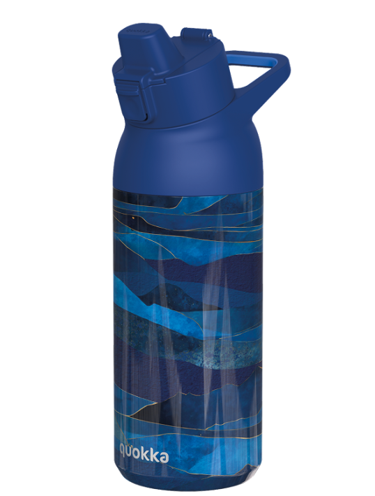 QUOKKA THERMAL SS SIPPER BOTTLE TIDE OIL MOUNTAINS 700 ML
