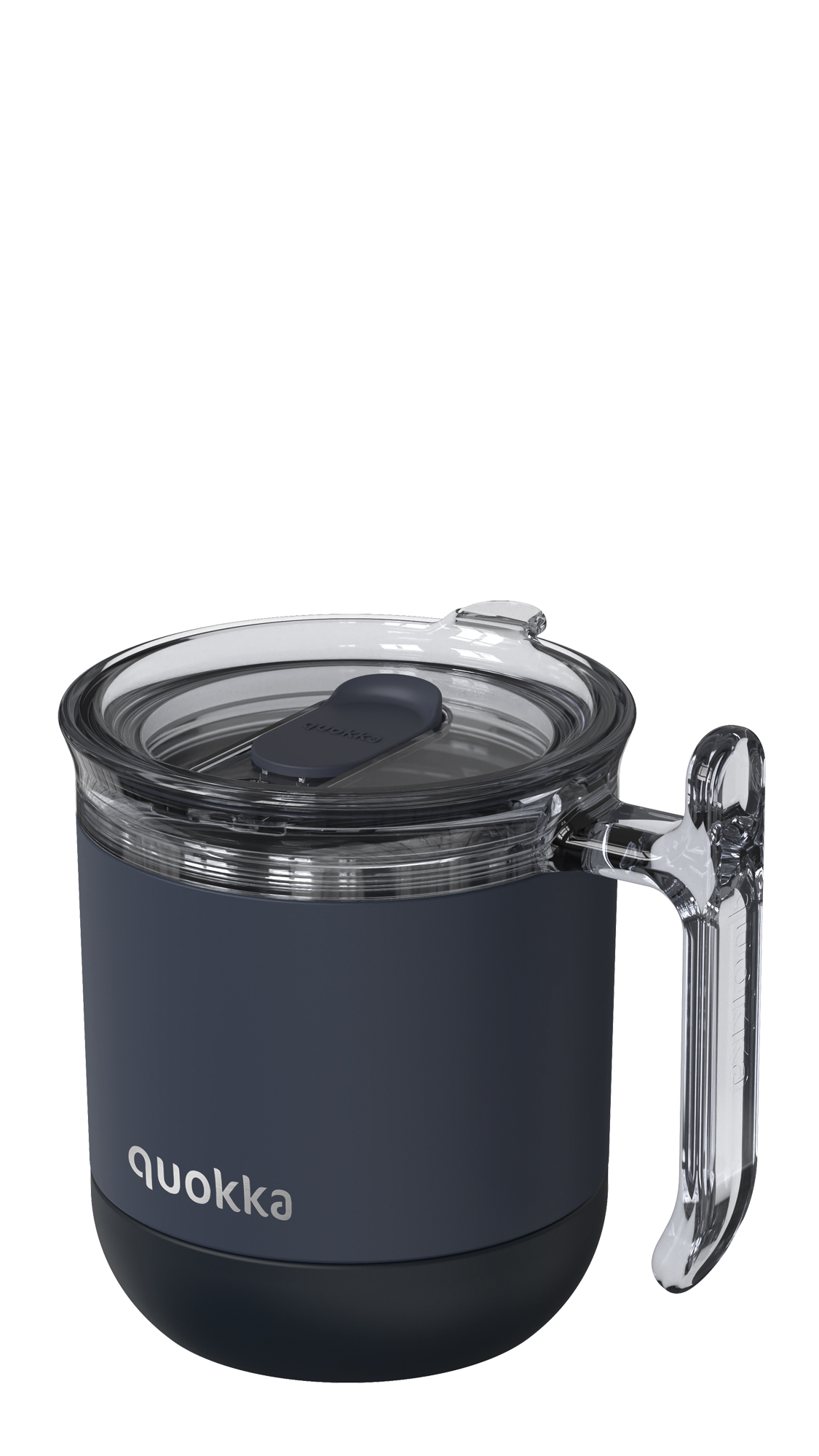 QUOKKA DROP SAFE THERMAL SS MUG WAVE BLACK 260 ML