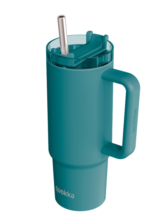 QUOKKA THERMAL SS MUG STREAM MIDNIGHT GREEN 950 ML