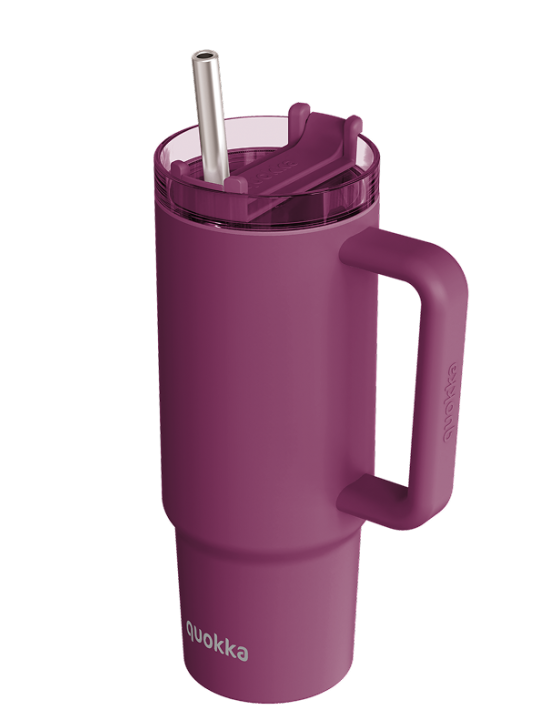 QUOKKA THERMAL SS MUG STREAM BURGUNDY 950 ML