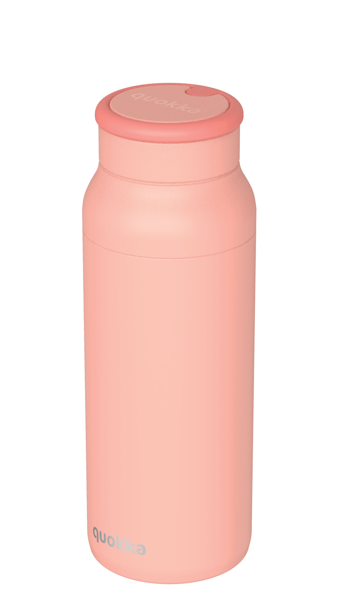 QUOKKA THERMAL SS BOTTLE WITH SILICONE HANDLE ECHO PINK 690 ML