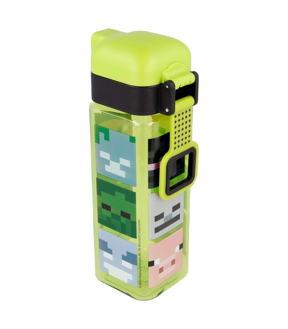 STOR SAFETY LOCK SQUARE BOTTLE 550 ML MINECRAFT