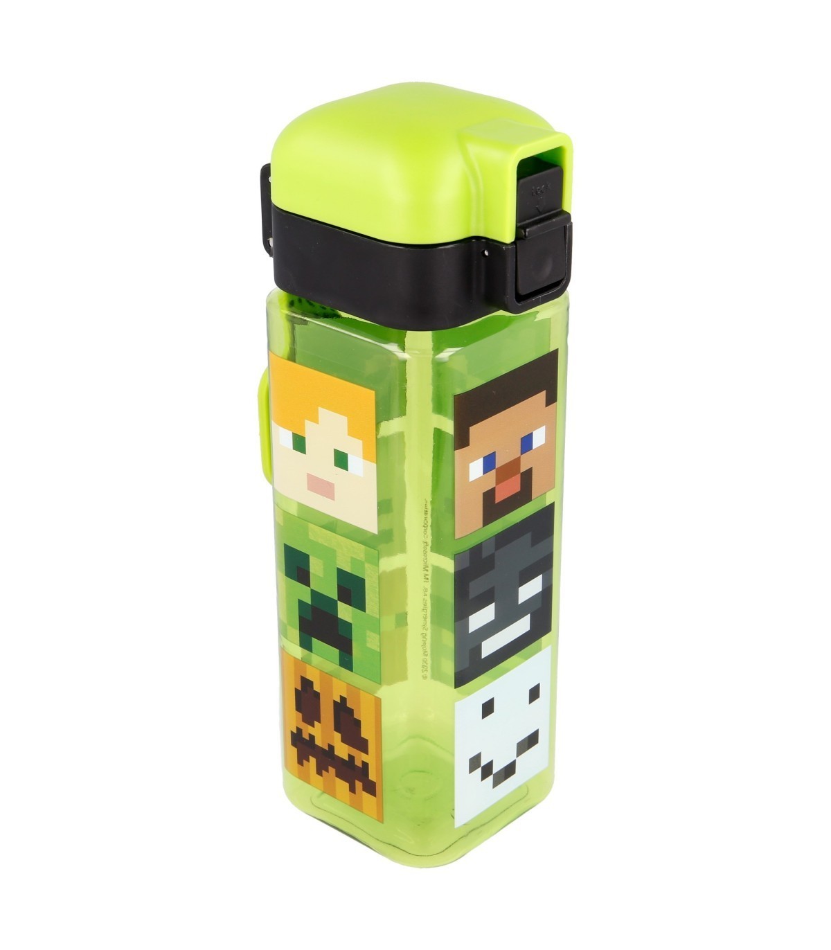 STOR SAFETY LOCK SQUARE BOTTLE 550 ML MINECRAFT