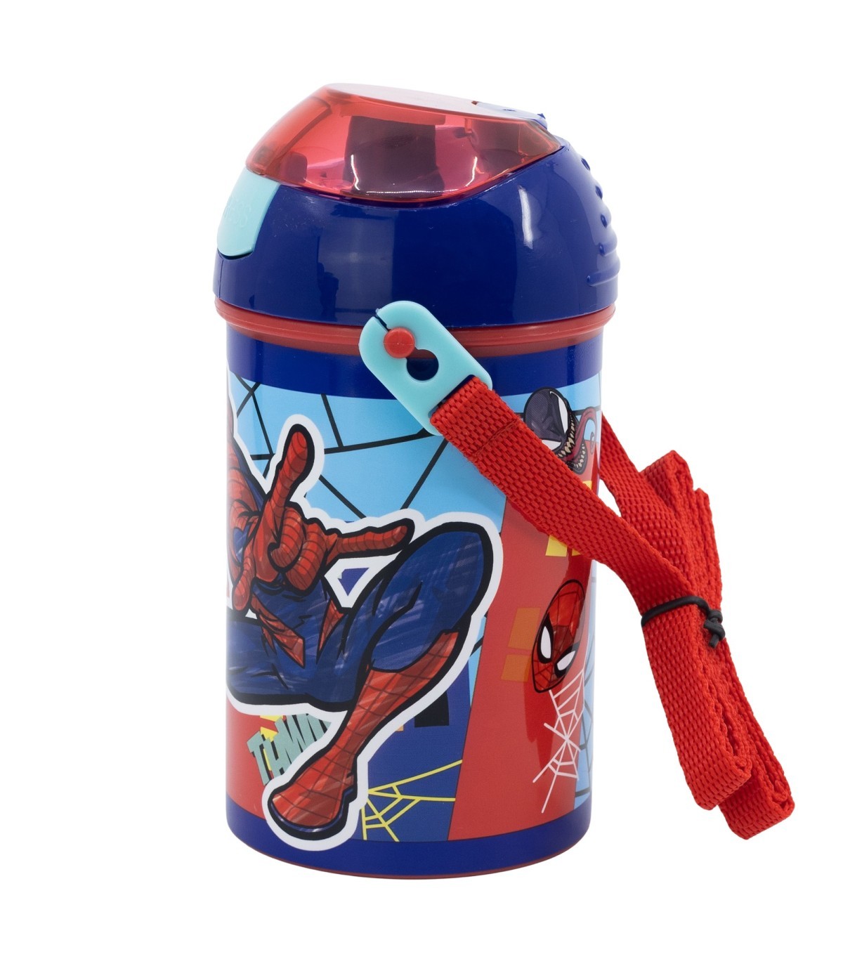 STOR POP UP CANTEEN 450 ML SPIDERMAN MOB RULES