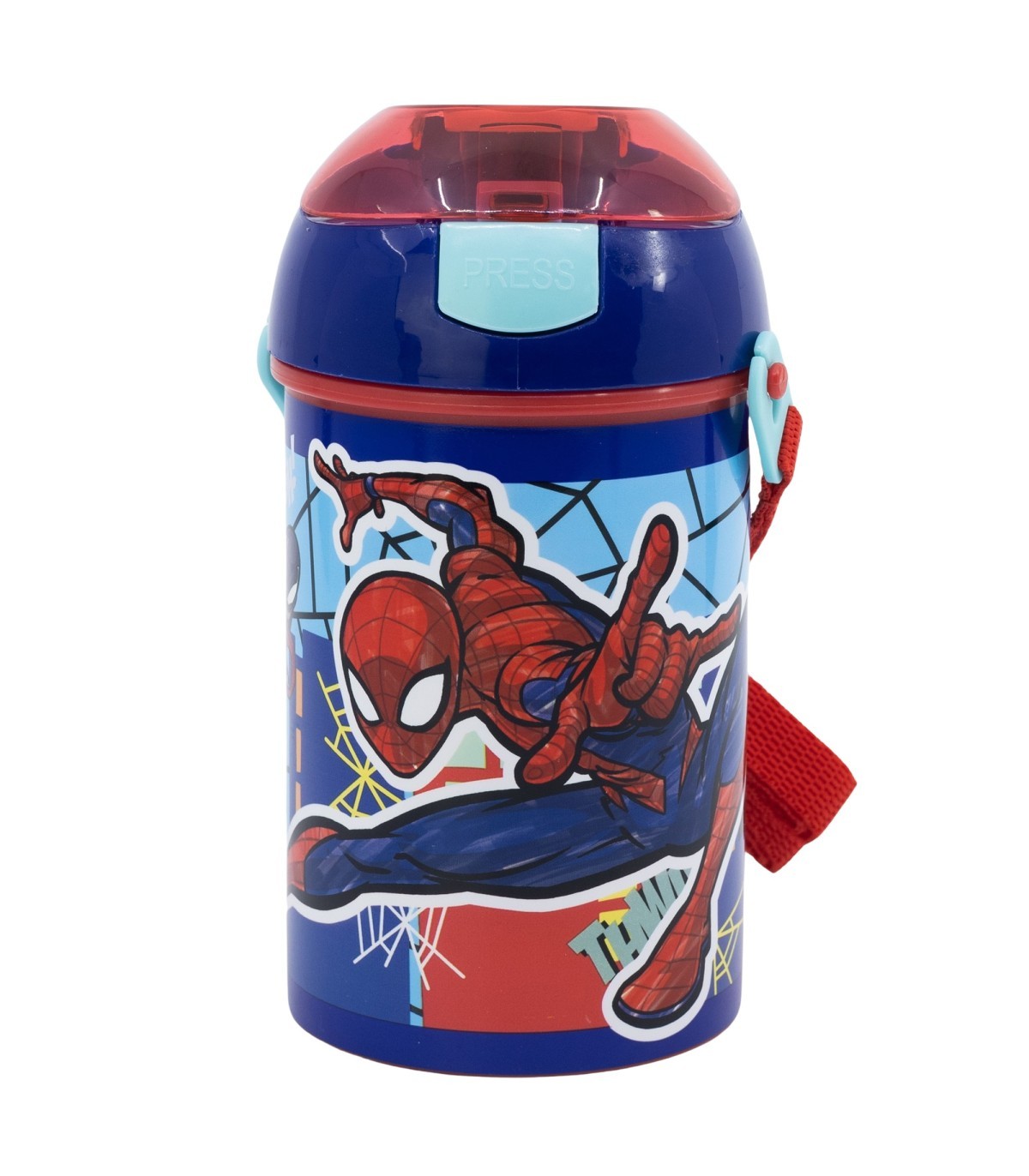 STOR POP UP CANTEEN 450 ML SPIDERMAN MOB RULES