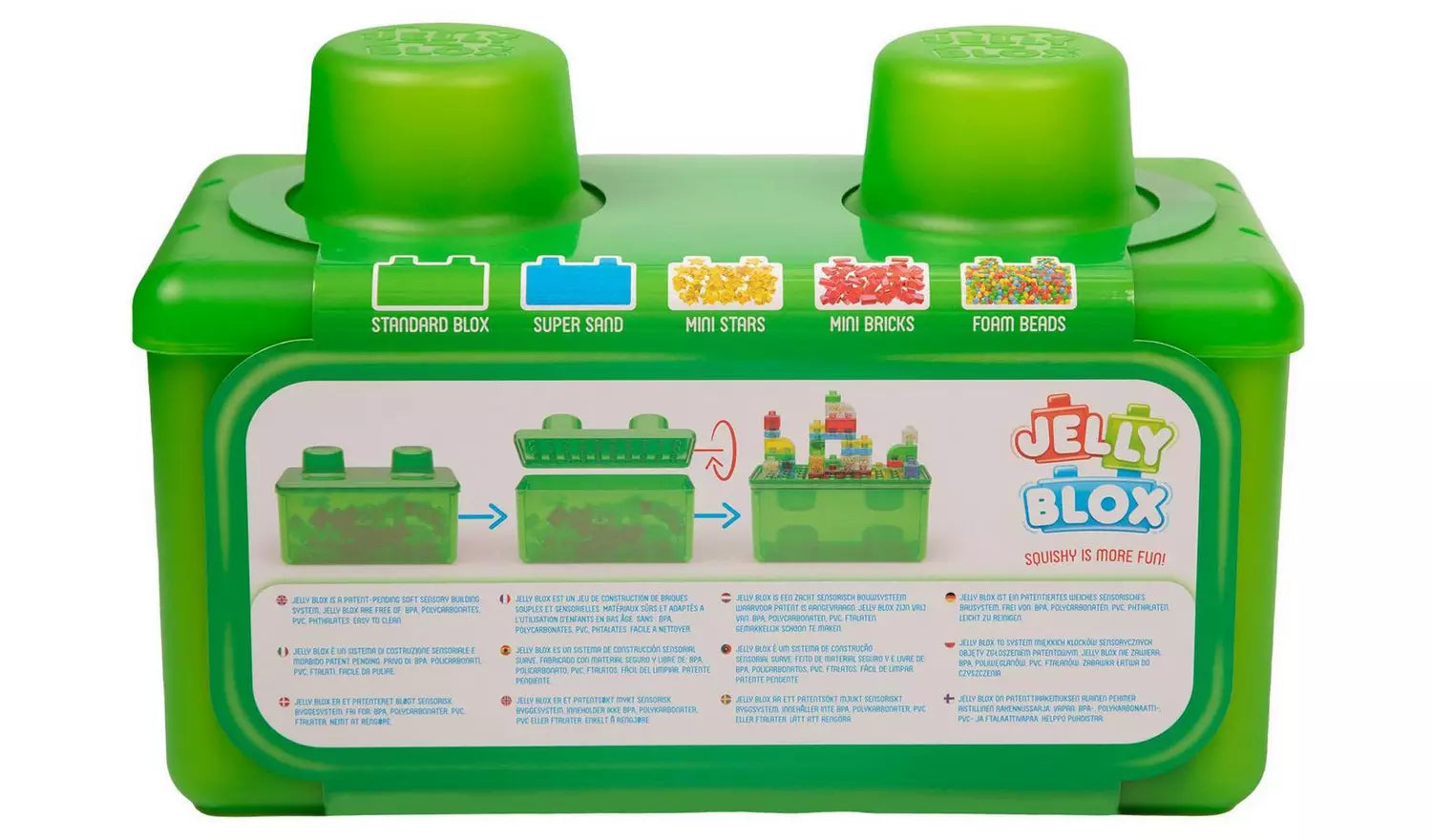 Jelly Blox - Stash & Stack - 2in1 Storage Case