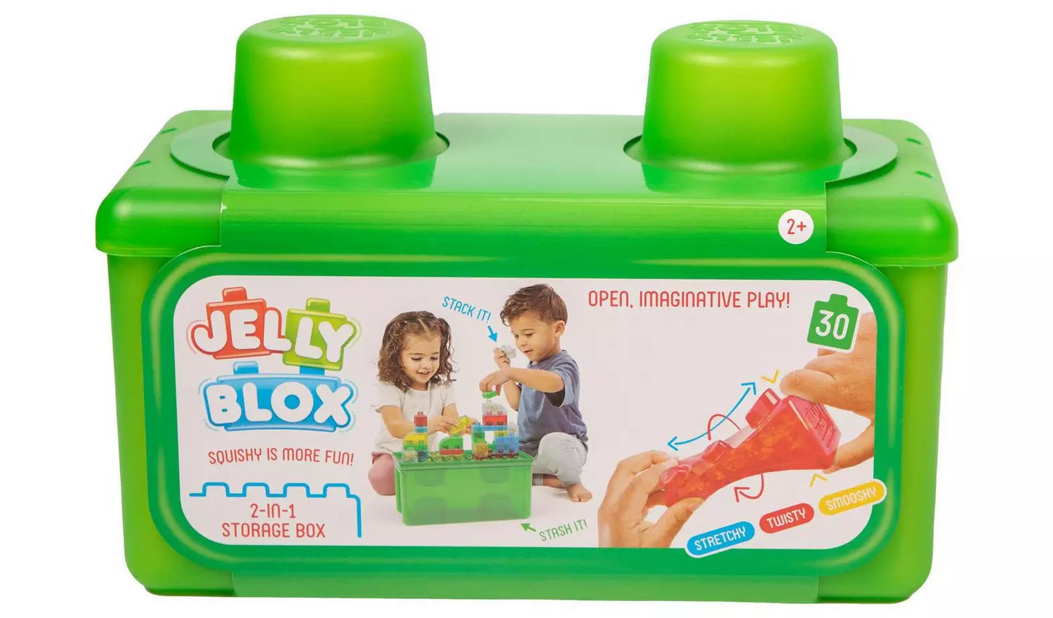 Jelly Blox - Stash & Stack - 2in1 Storage Case