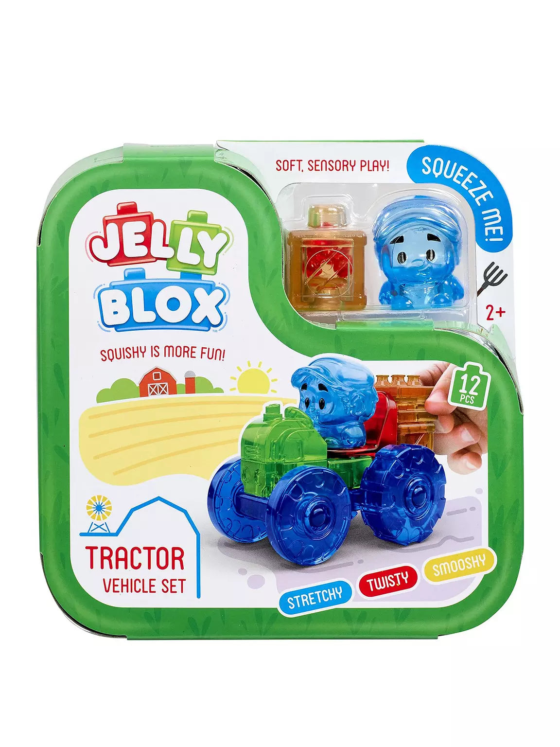 Jelly Blox - Tractor Set - 12 pcs