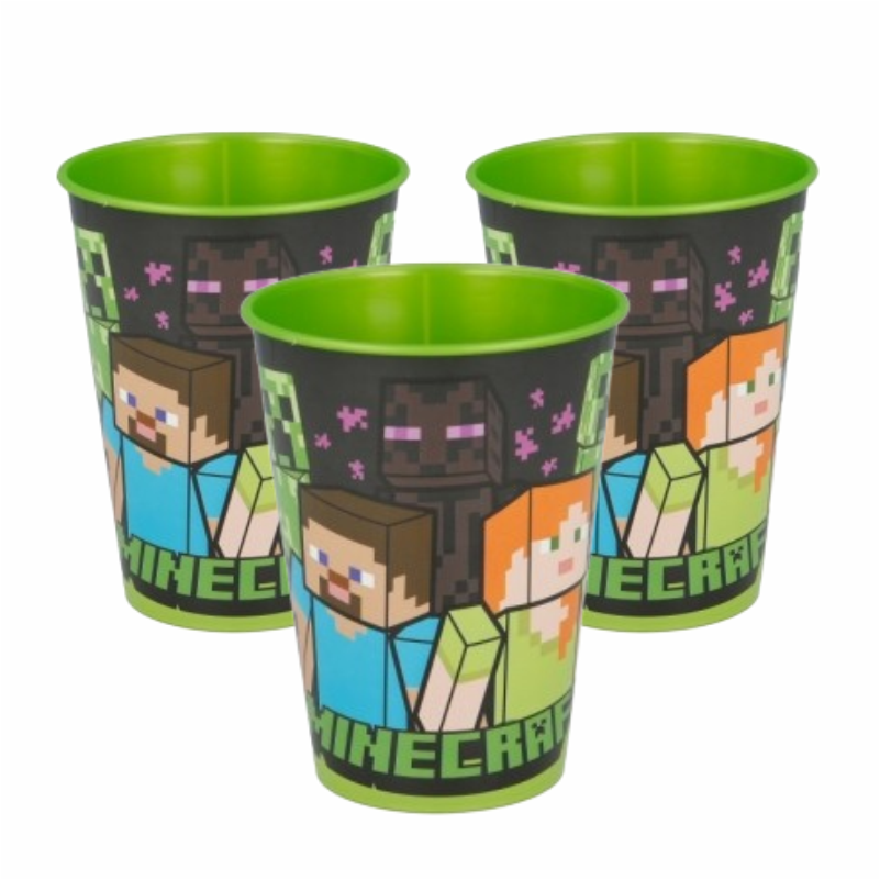 STOR EASY TUMBLER 260 ML MINECRAFT 3pcs Bundle