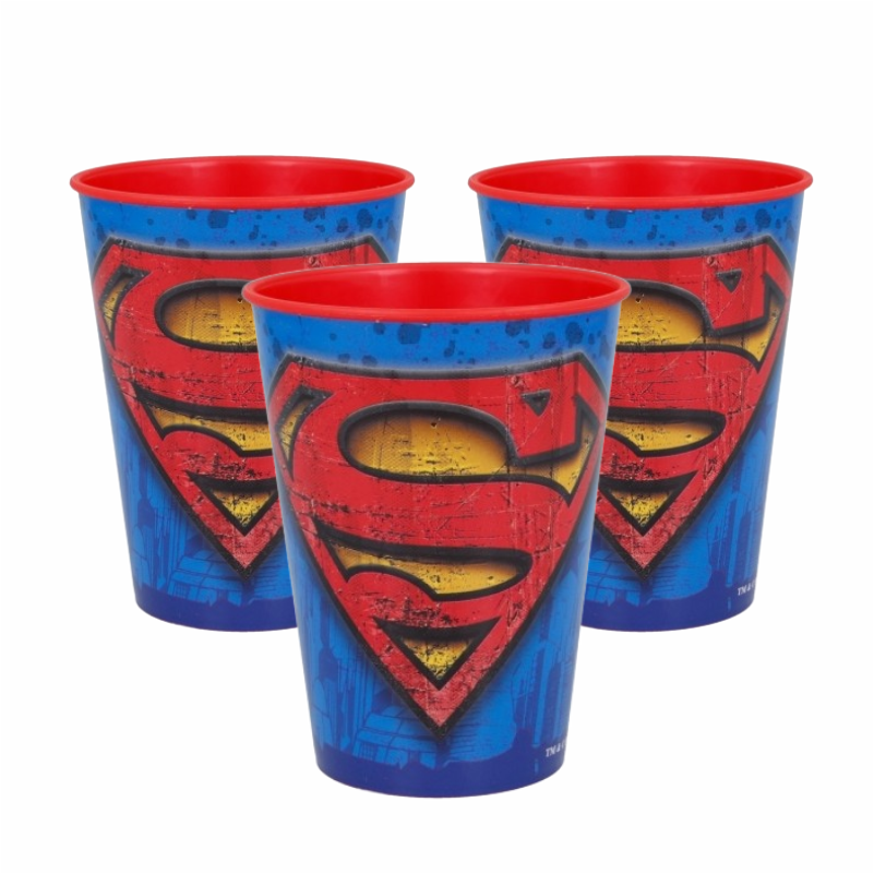 STOR EASY TUMBLER 260 ML SUPERMAN SYMBOL 3pcs Bundle