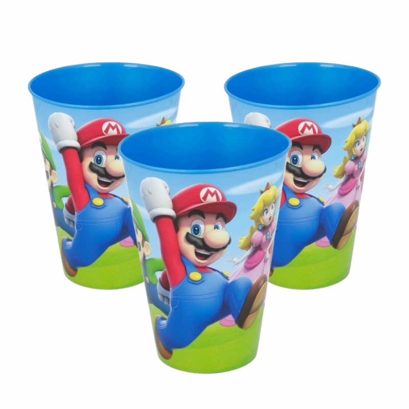 STOR LARGE EASY TUMBLER 430 ML SUPER MARIO 3pcs Bundle