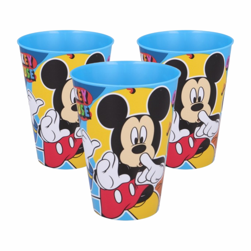 STOR LARGE EASY TUMBLER 430 ML MICKEY COOL SUMMER 3pcs Bundle