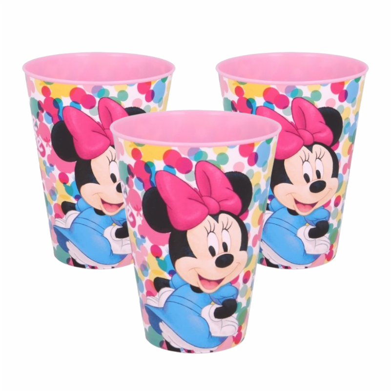 STOR LARGE EASY TUMBLER 430 ML MINNIE FEEL GOOD 3pcs Bundle