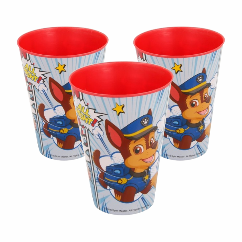 STOR LARGE EASY TUMBLER 430 ML PAW PATROL COMIC 3pcs Bundle