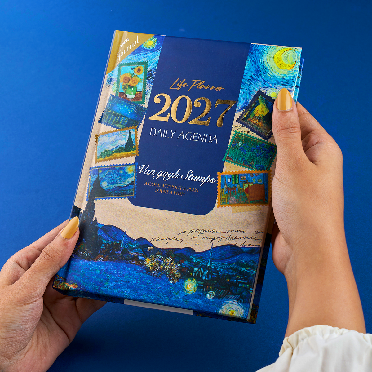 Agenda Gift Set 2027- Van Gogh Stamps