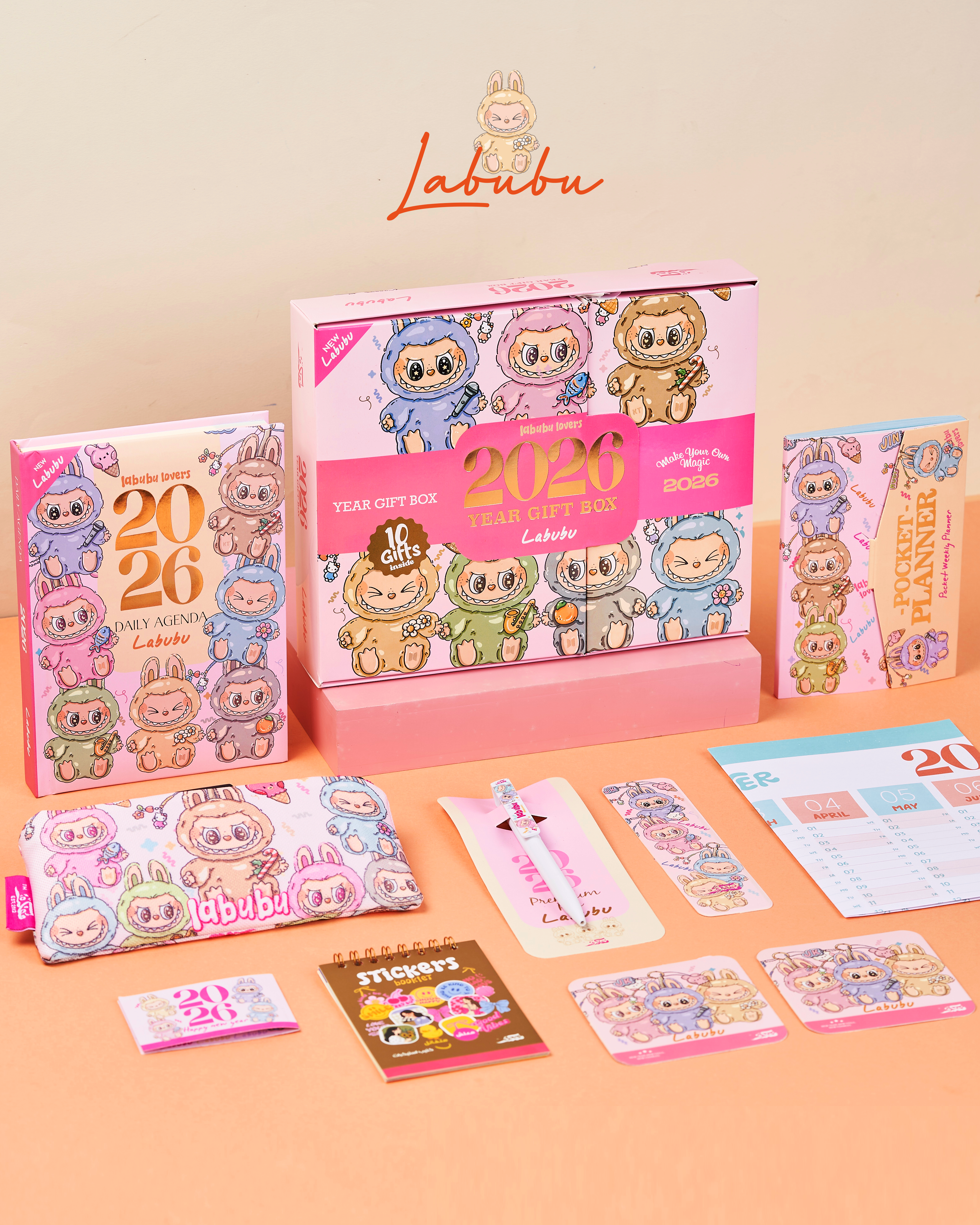 Agenda Gift Set 2026 - Labubu