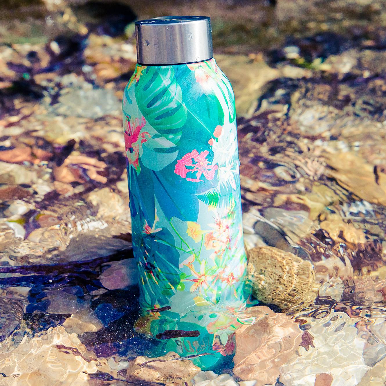 QUOKKA THERMAL SS BOTTLE SOLID TROPICAL 630 ML